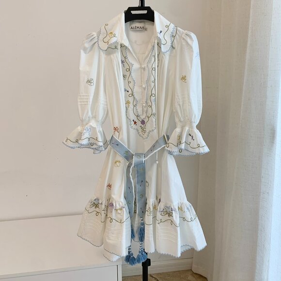 Alemais Giulia Embroidered Mini Dress - Picture 6 of 13